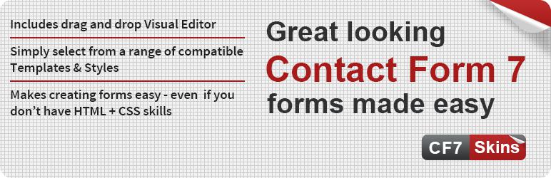 Developer’s Guide to 7 New Free Plugins for Contact Form7 4 04 Contact Form 7 Skins