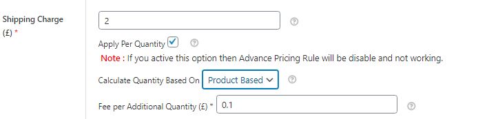 How to Set Quantity Based Shipping Cost in WooCommerce? 7 Figure 8: Shipping Charge - Apply per quantity