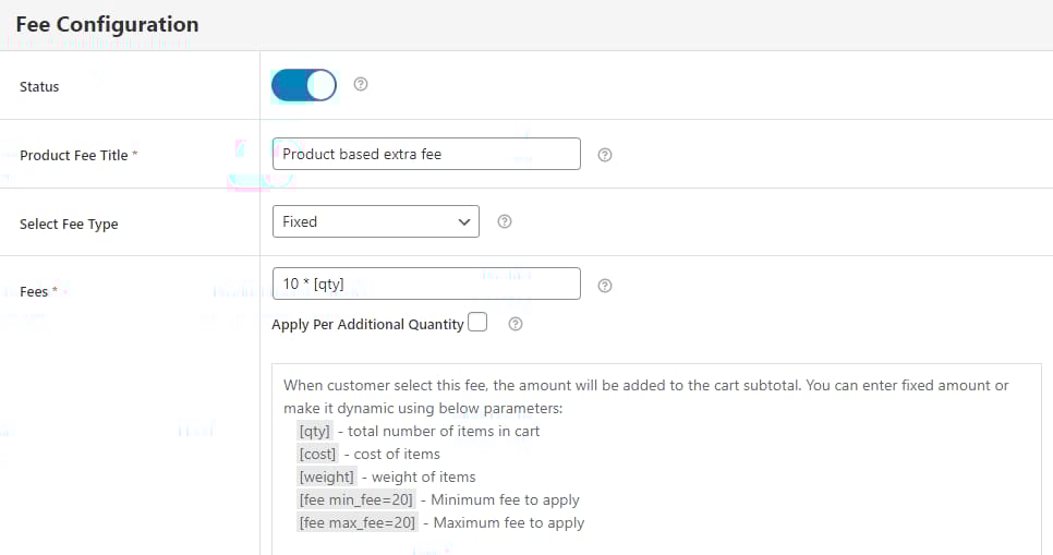 How to Add Custom Fees to Your WooCommerce Checkout? 12 Extra fee on quantity