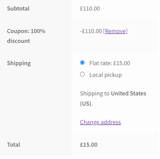 How to Add Custom Fees to Your WooCommerce Checkout? 7 Extra fee removed