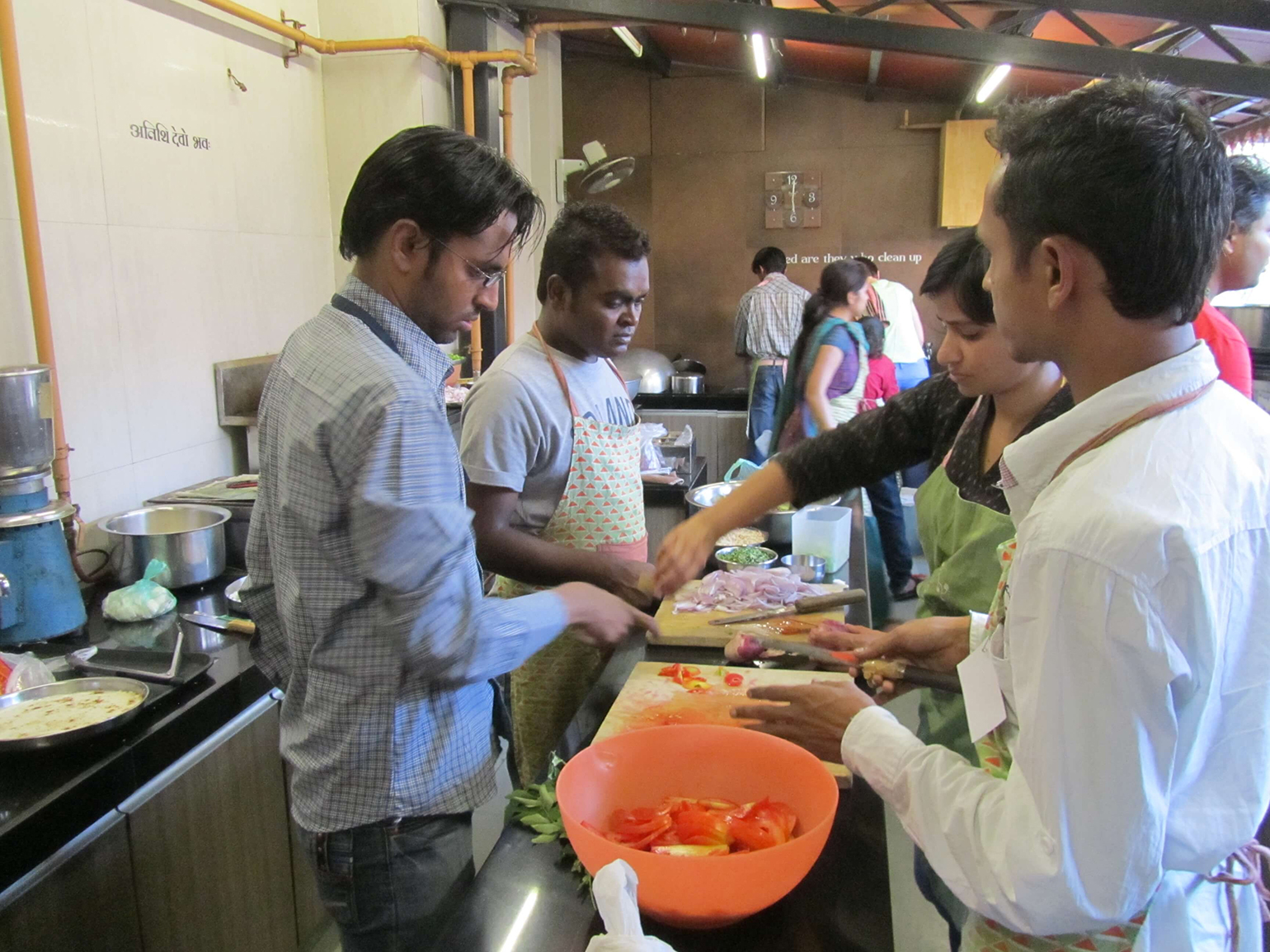 Multidots visiting Seva Cafe – The Joy of Giving