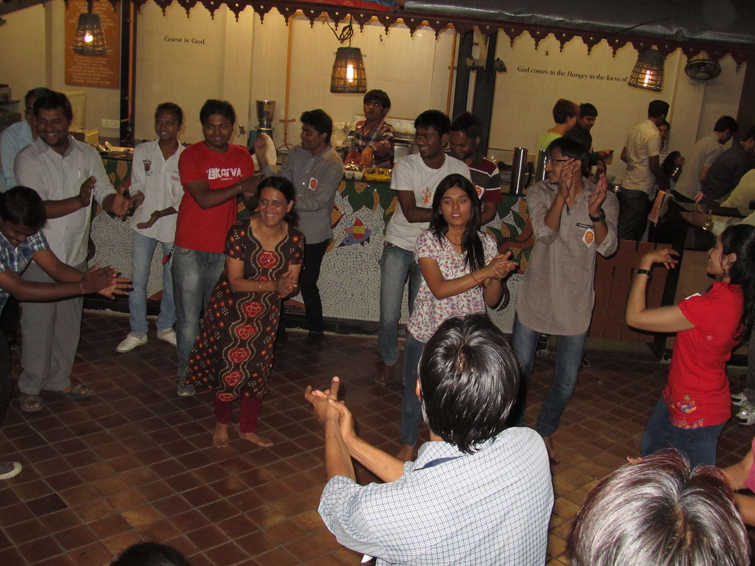 Multidots visiting Seva Cafe – The Joy of Giving