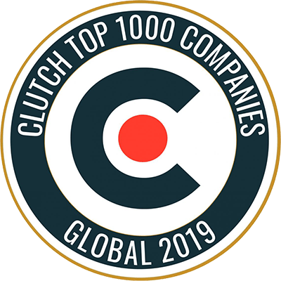 Clutch Top 1000 Companies - Multidots Badge