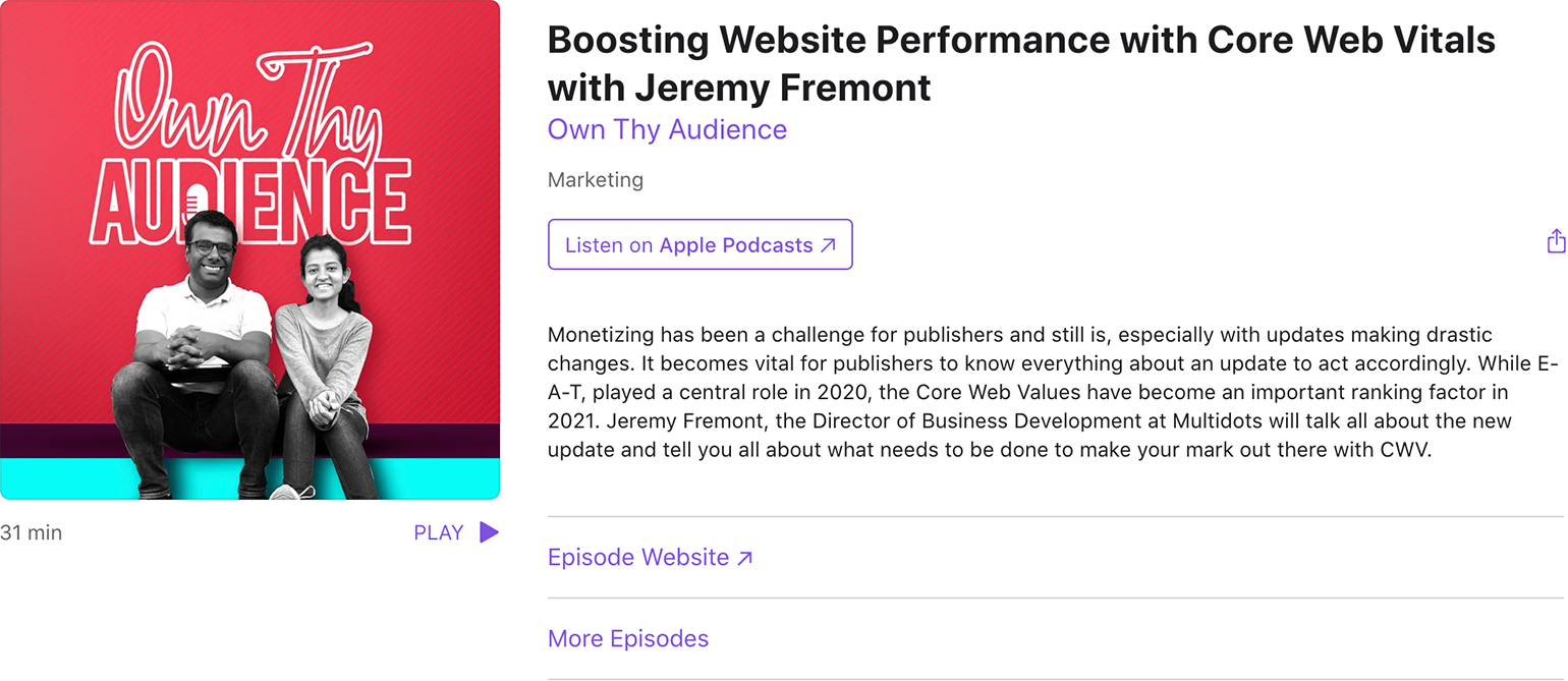 Boosting Website Performance