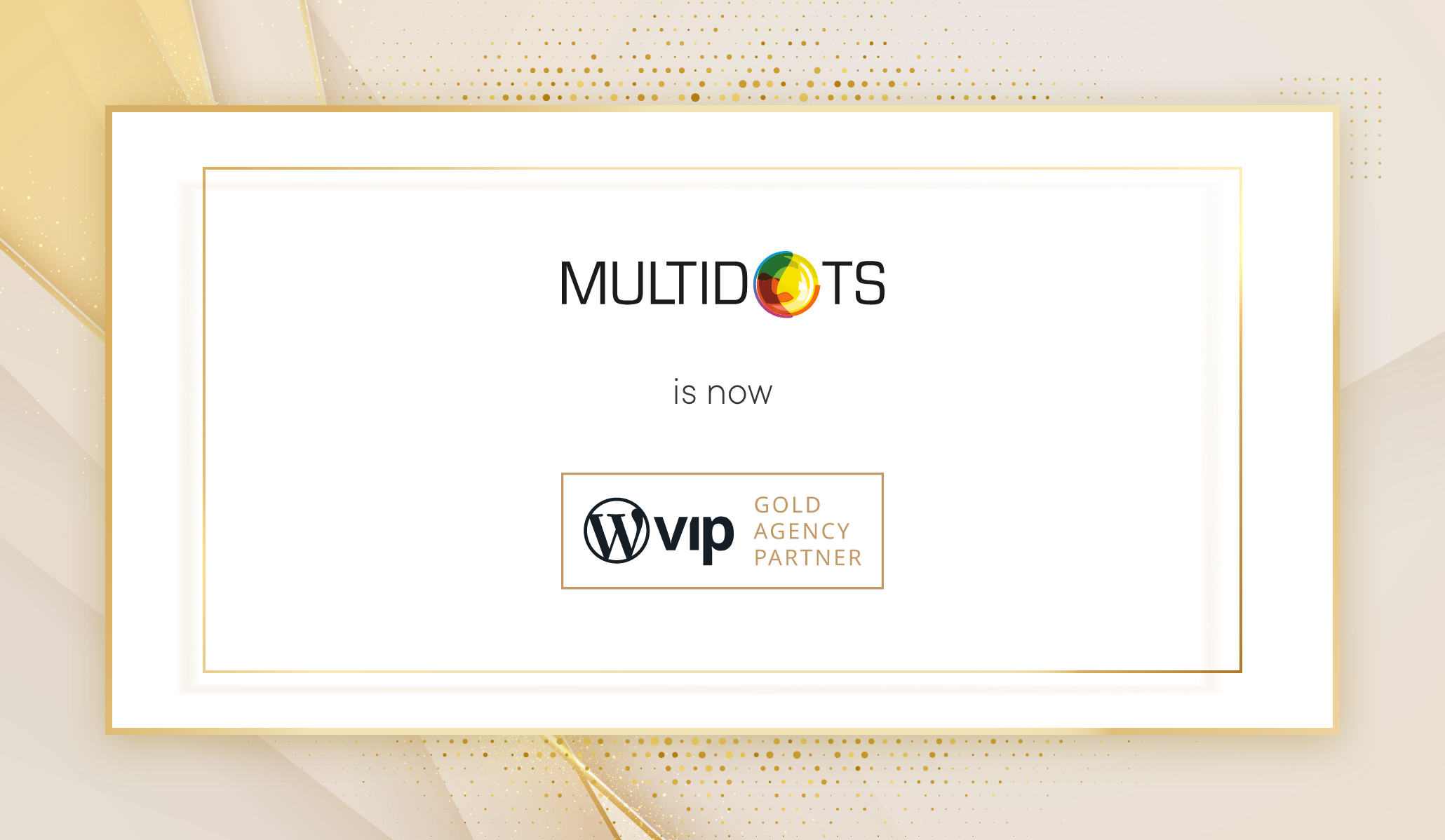 Multidots is now WordPress VIP Gold Partner