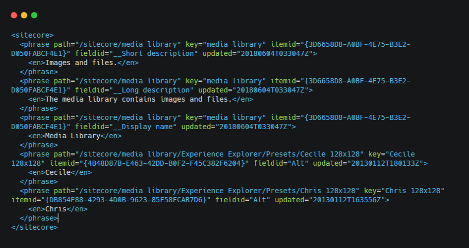 Sitecore-Export