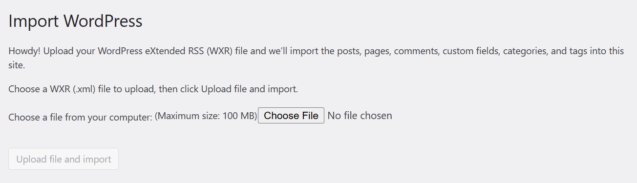 Import File