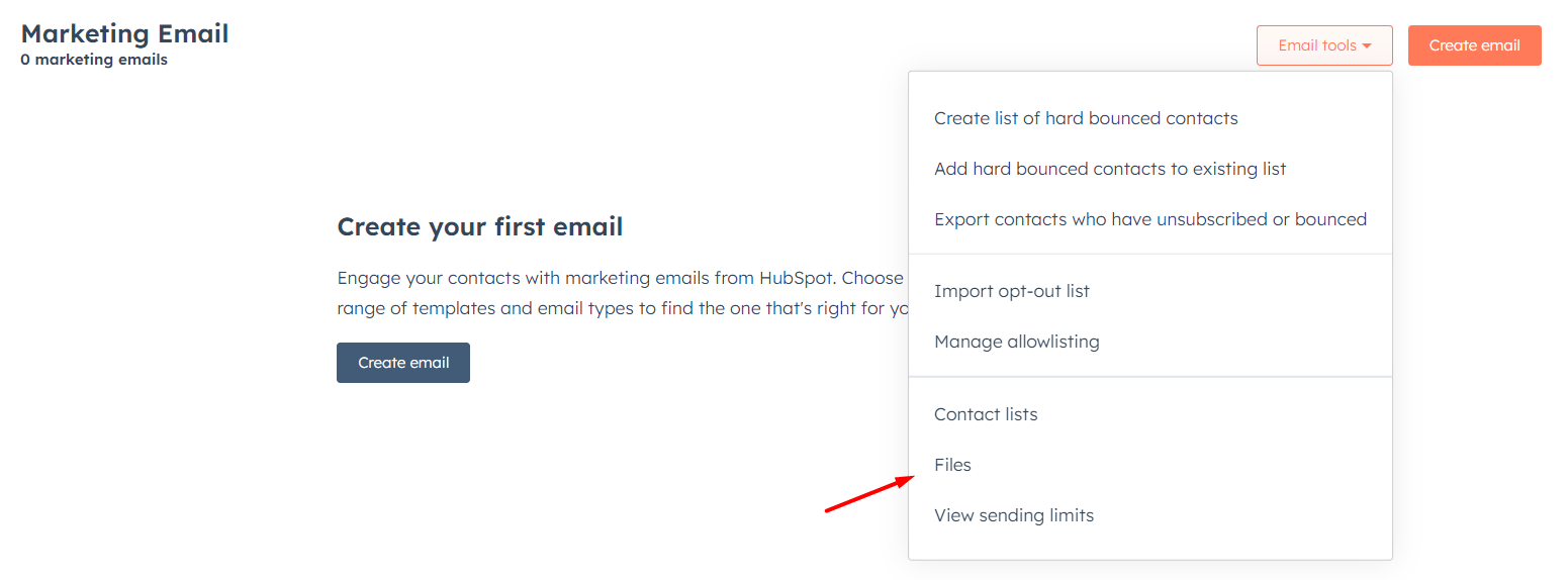 Hubspot files