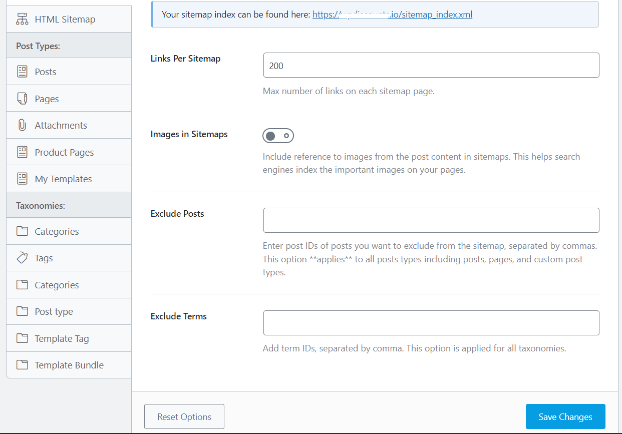 sitemap-config