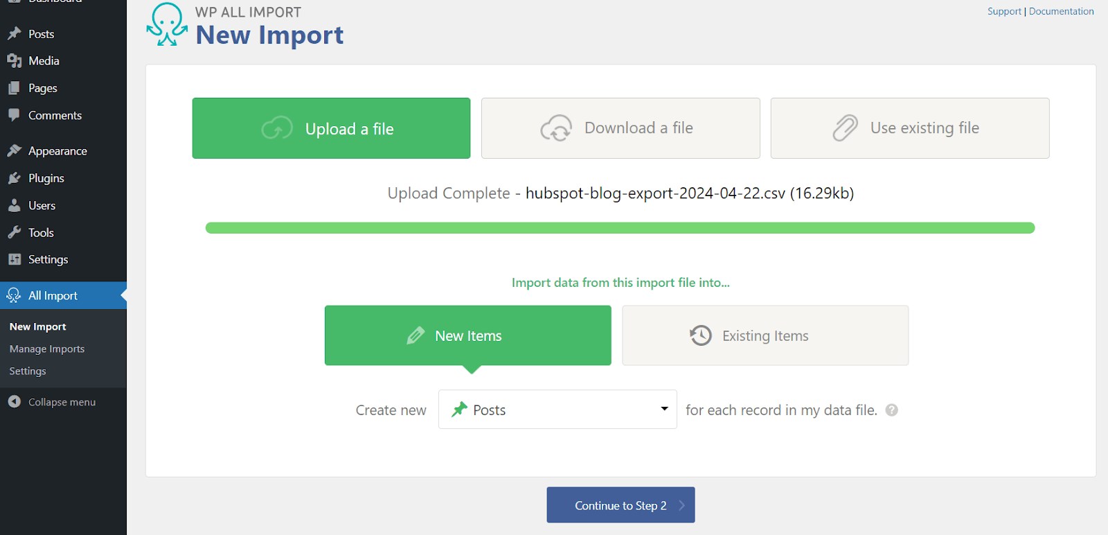wp-import-banner