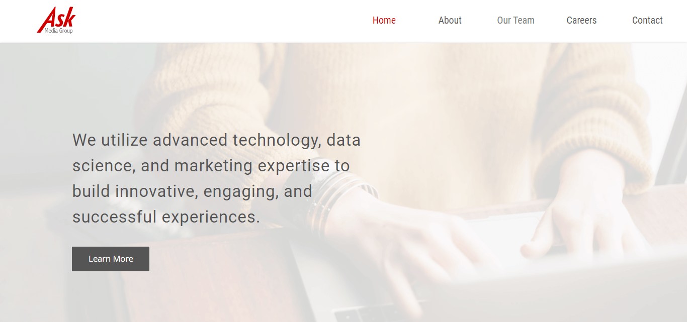 Ask media group homepage