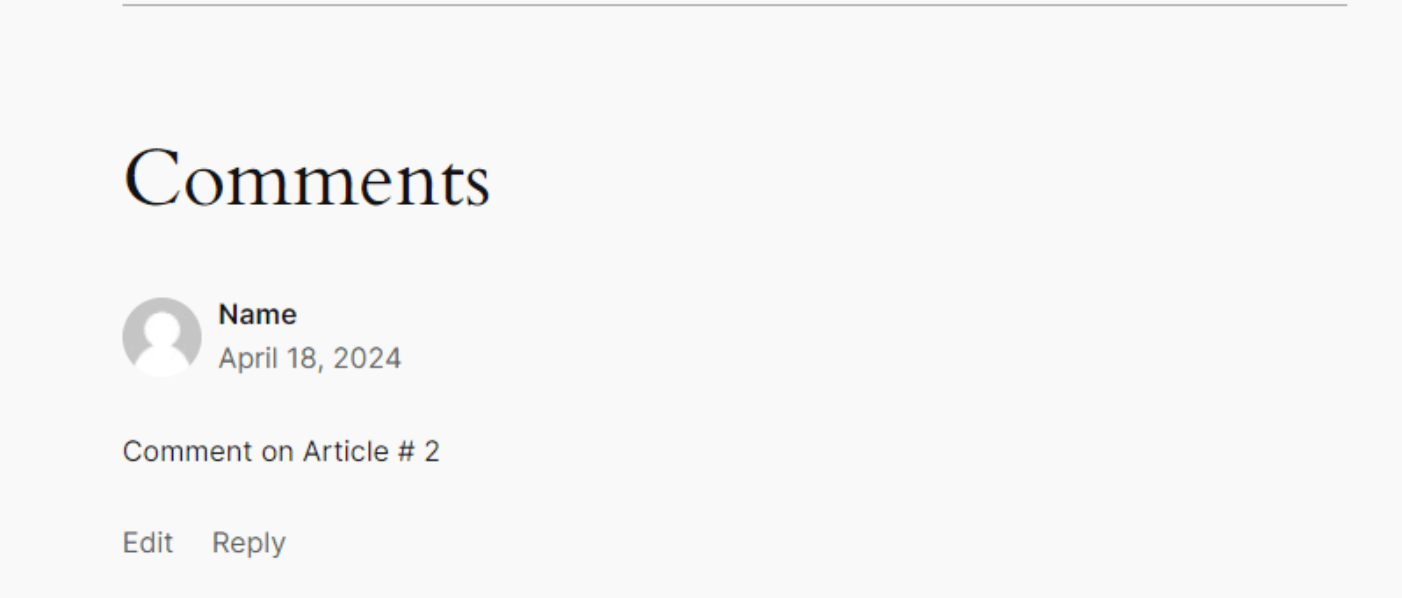 wp-comment-lookalike