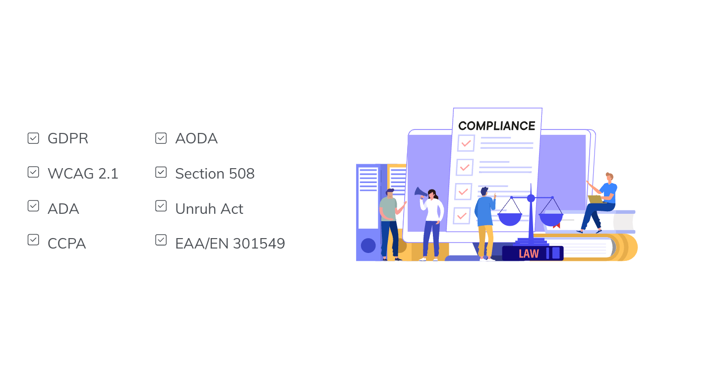 Compliance banner