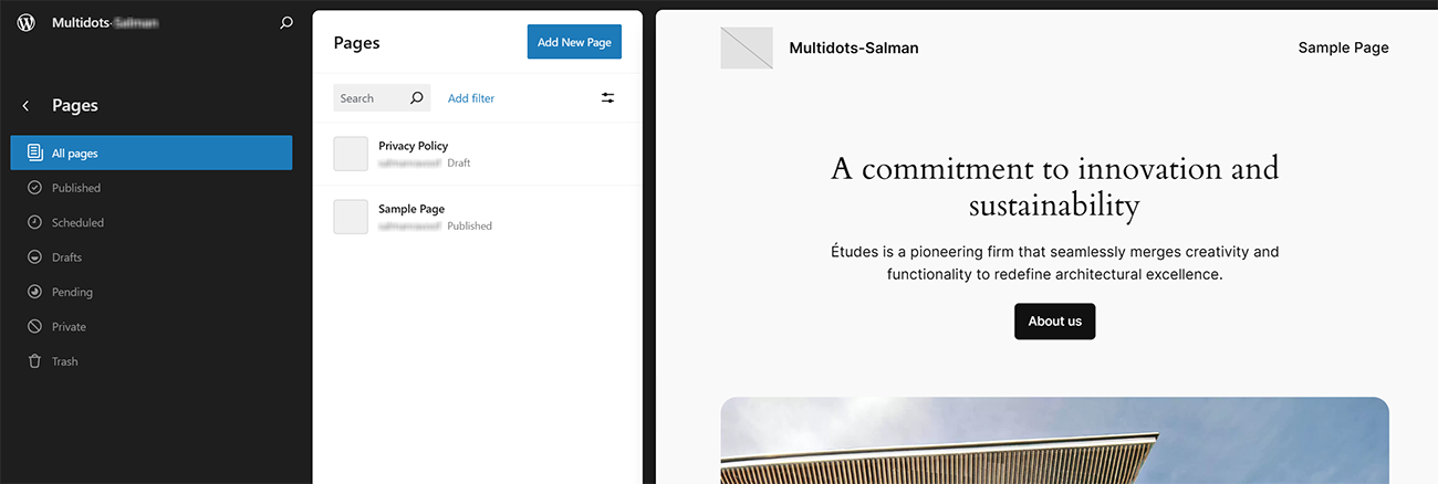 WordPress 6.6’s new Data Views UI for Pages