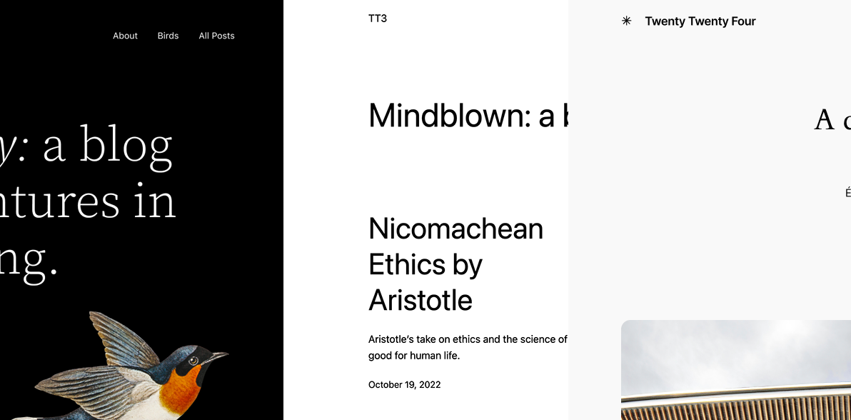 Default WordPress Block Themes