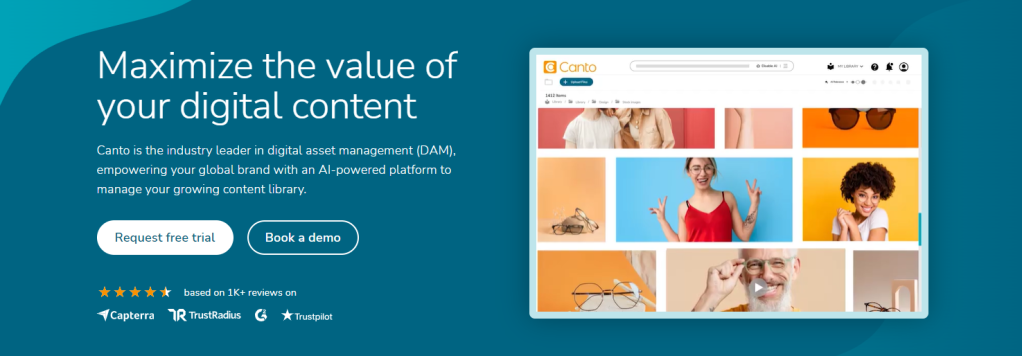 Canto homepage