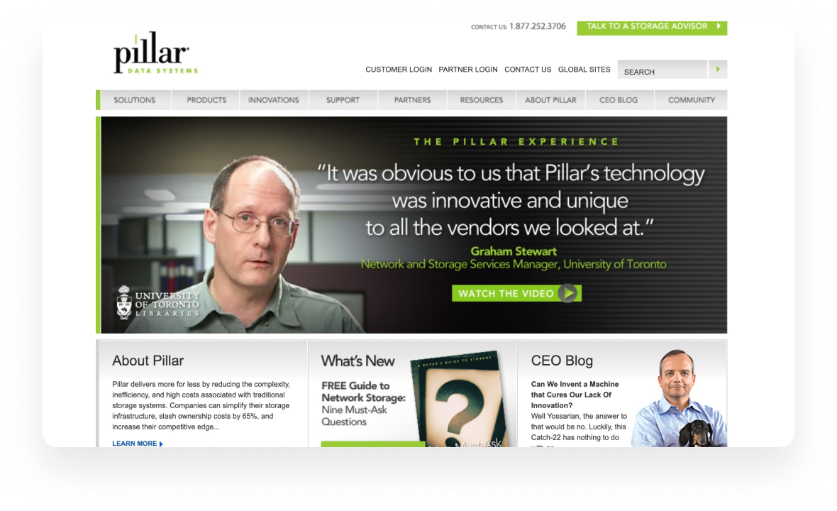 Pillar data systems