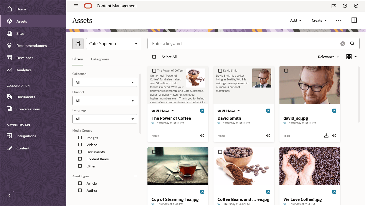 OCM Dashboard