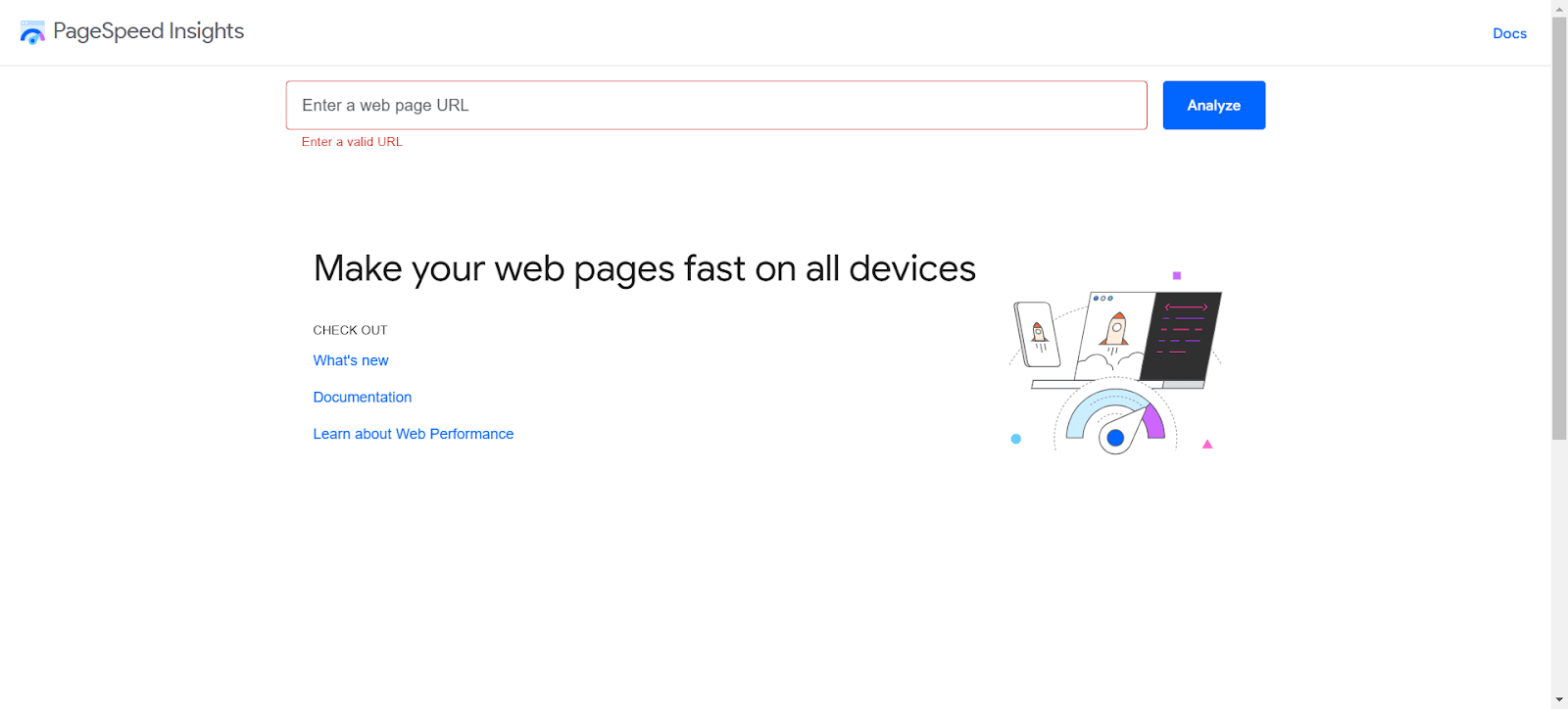 PageSpeed Insights