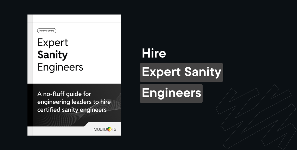 Hire Sanity Engineer