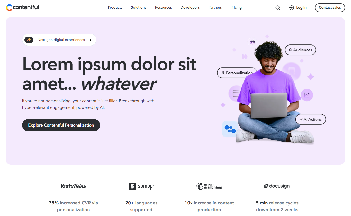 Contentful as a WordPress alternative