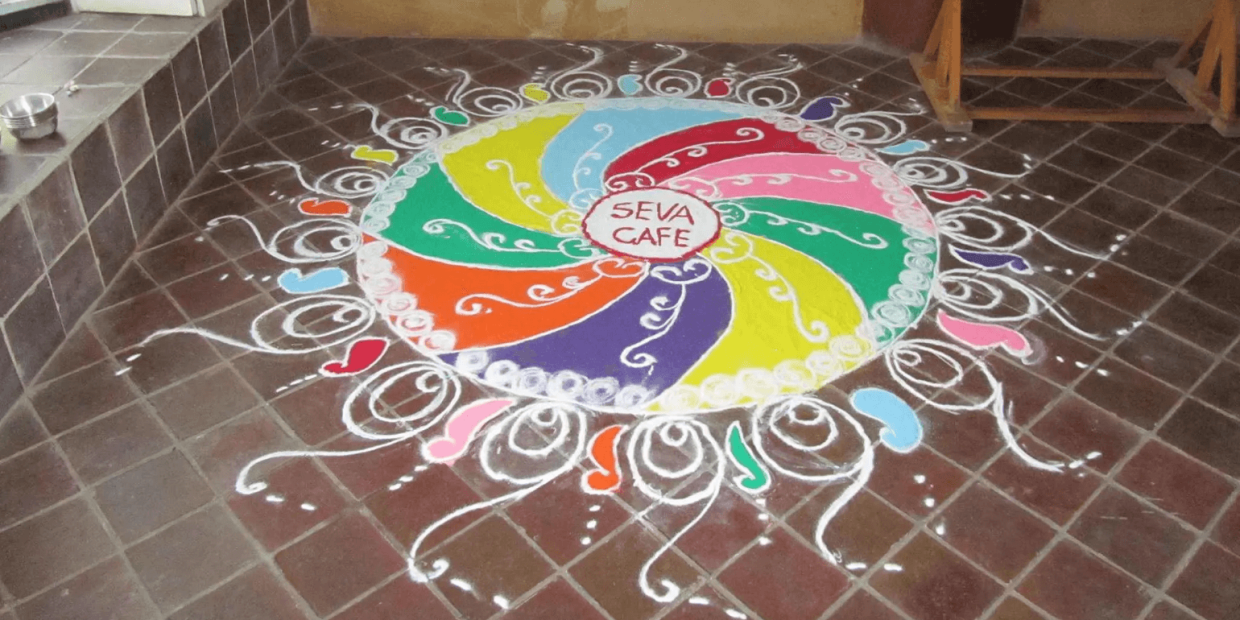 Multidots visiting Seva Cafe – The Joy of Giving
