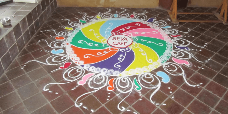 54 Multidots visiting Seva Cafe – The Joy of Giving