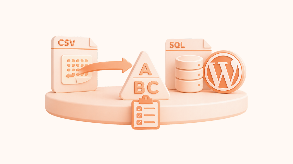 The ABCs of Importing CSV & SQL Files into WordPress