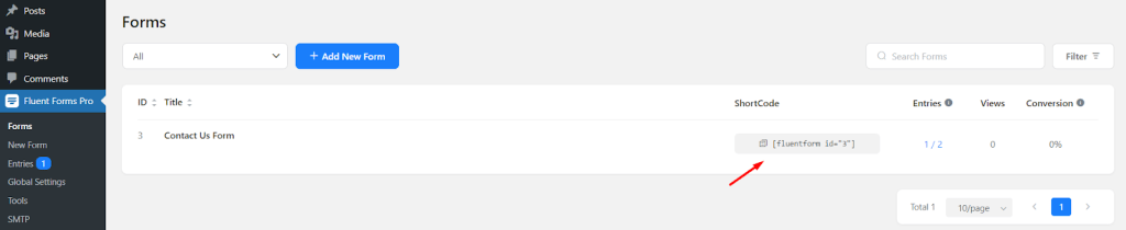 wp-forms-shortcode