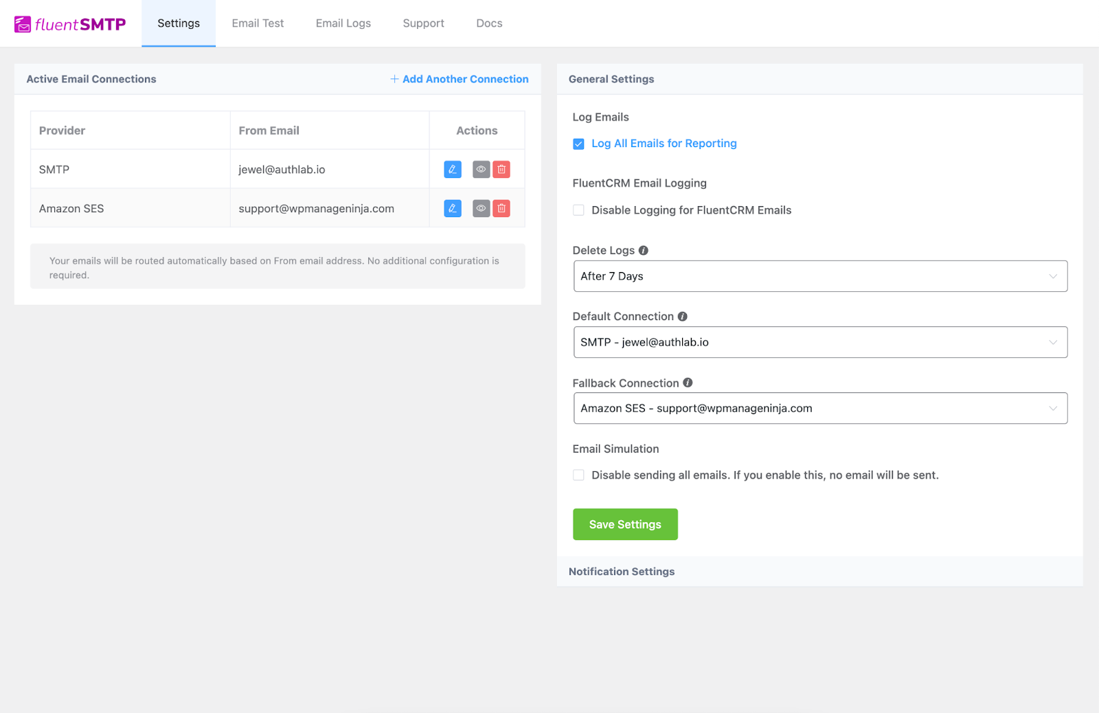 Fluent SMTP