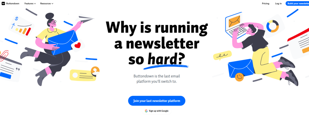 Buttondown – a Substack alternative for newsletters