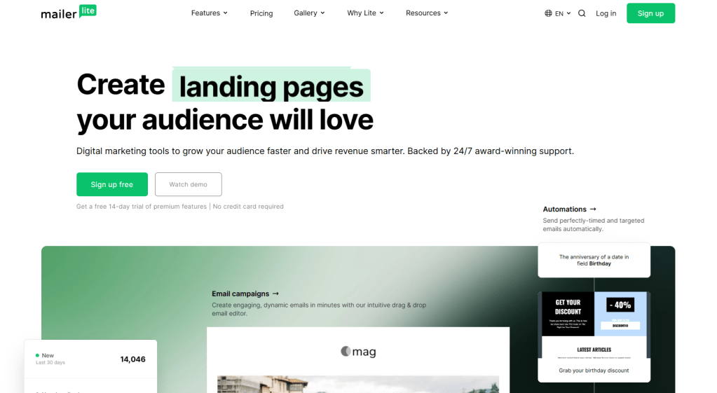 MailerLite – a Substack alternative for newsletters