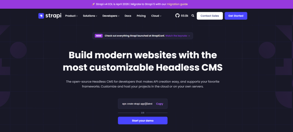 Strapi- The Open-Source Option