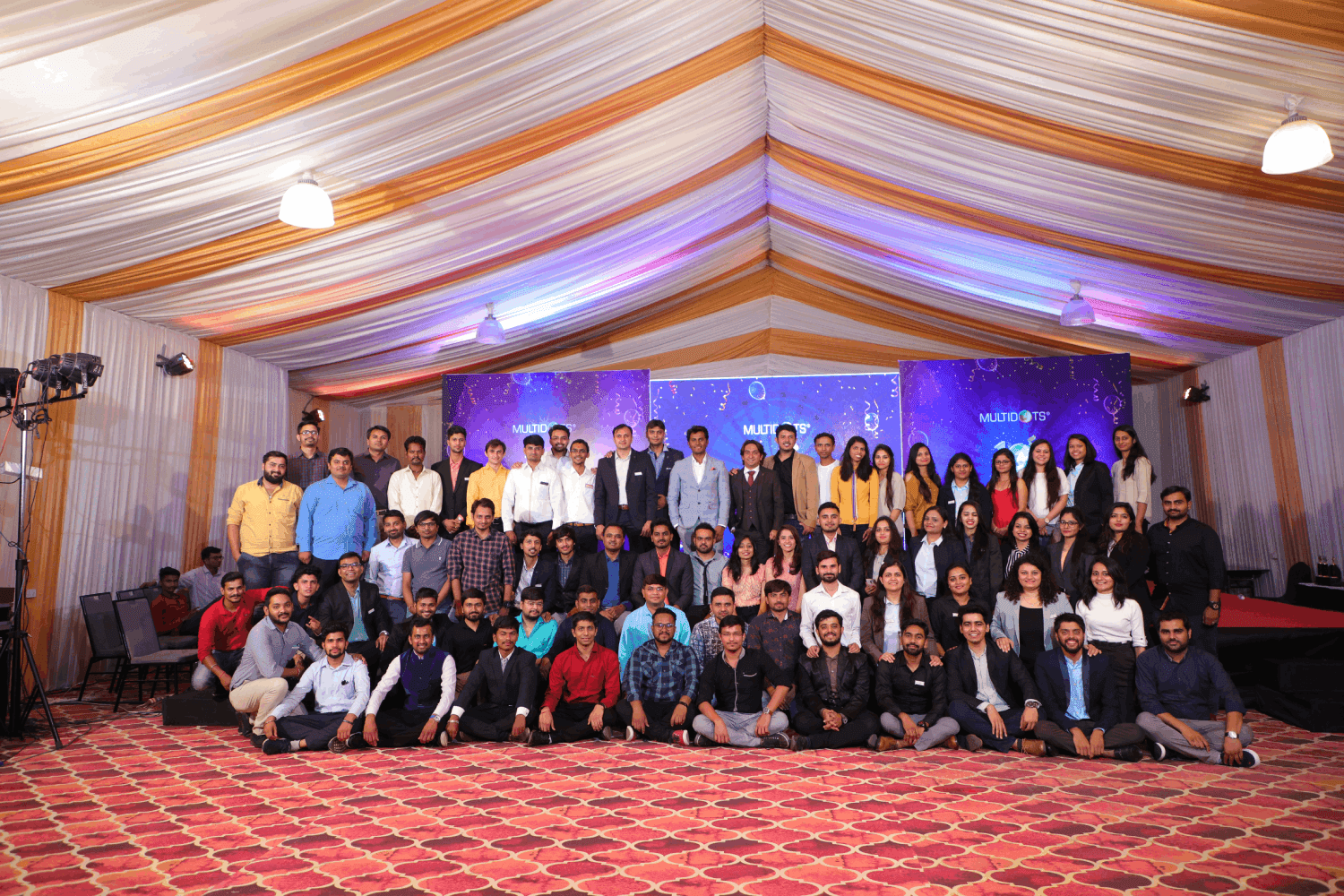 Celebrating a decade of success – Group picture from Multidots' 10th Anniversary!