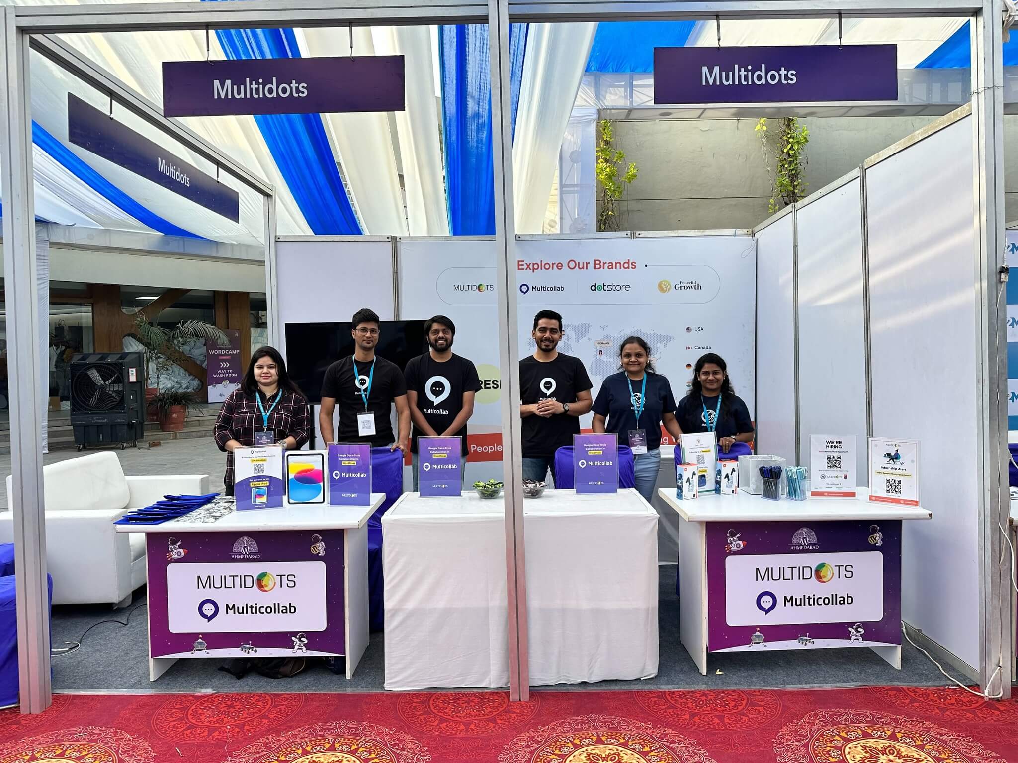 Multidots Team at WordCamp Ahmedabad 2024