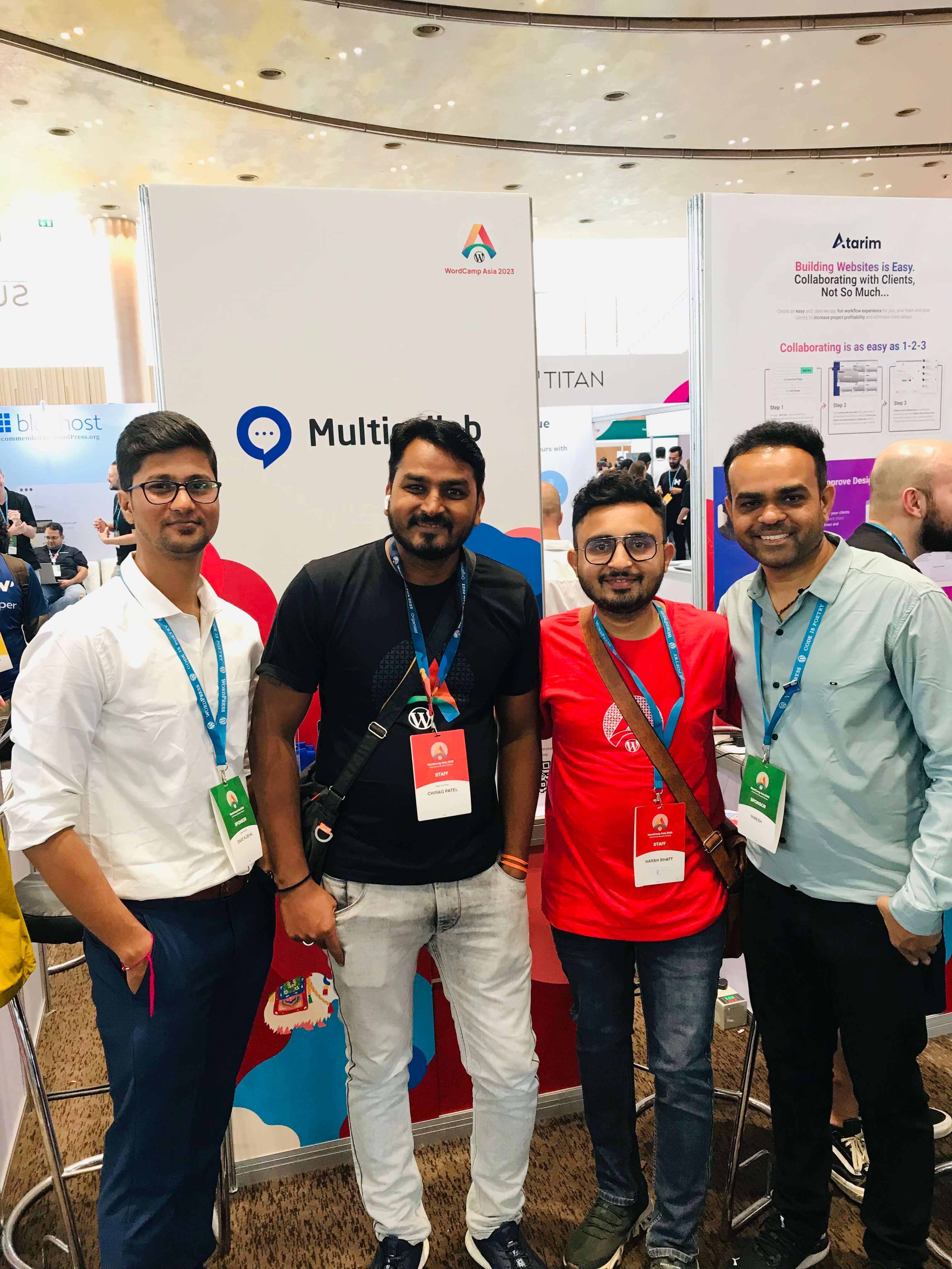 Multicollab team at WordCamp Asia 2023