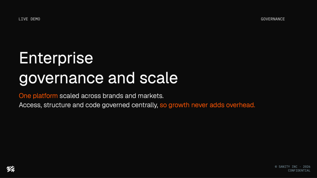 Enterprise Governance and Scale