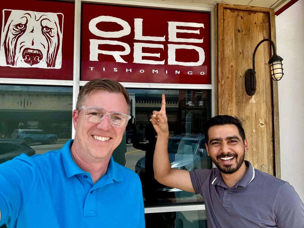 A mandatory cultural pit stop at the original Ole Red in Tishomingo.