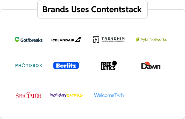 Brands using Contentstack