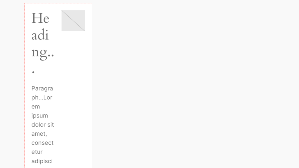 Insert the custom CTA block within another nested block
