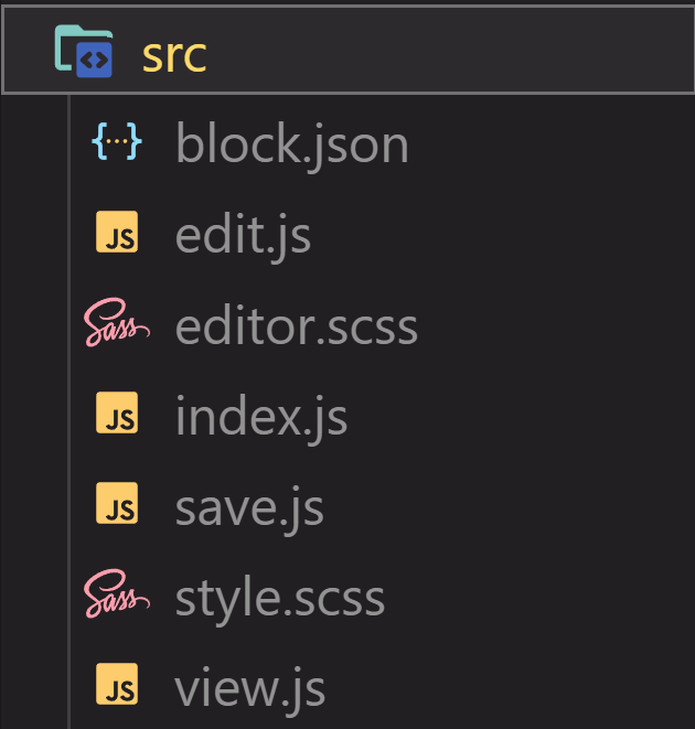 The src folder files