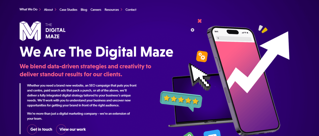 WooCommerce development company - The Digital Maze's home page