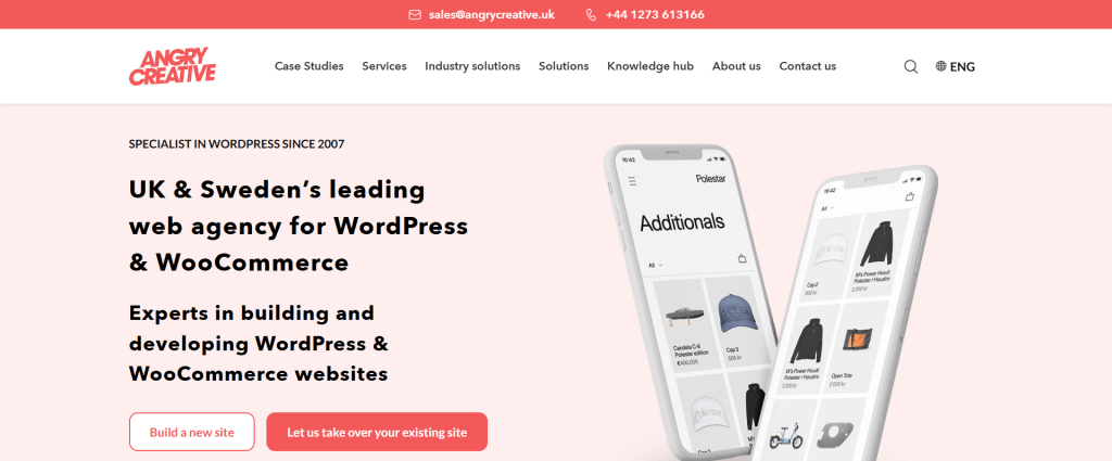 WooCommerce experts - Angry Creative's home page