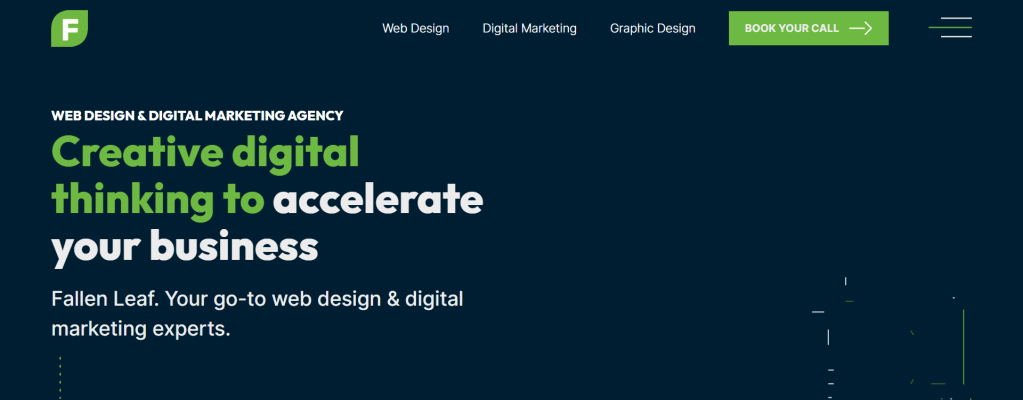 WooCommerce experts - Fallen leaf web design's home page