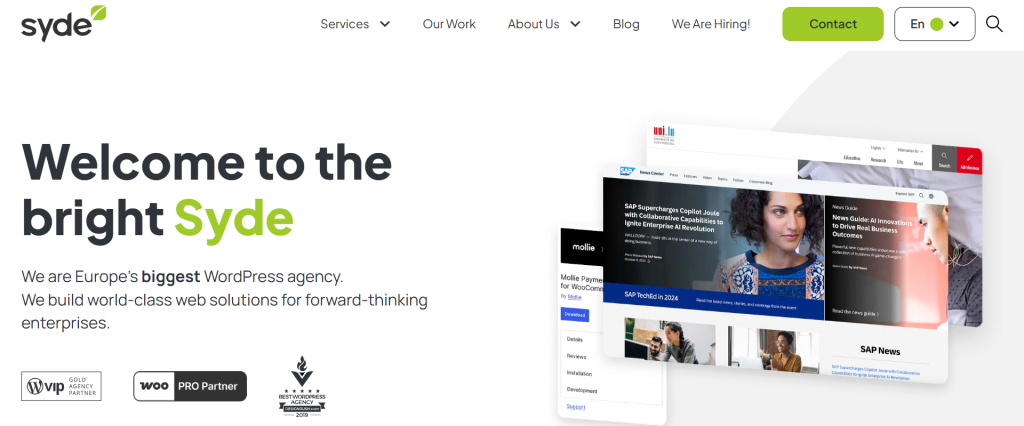 WooCommerce experts - Syde's home page